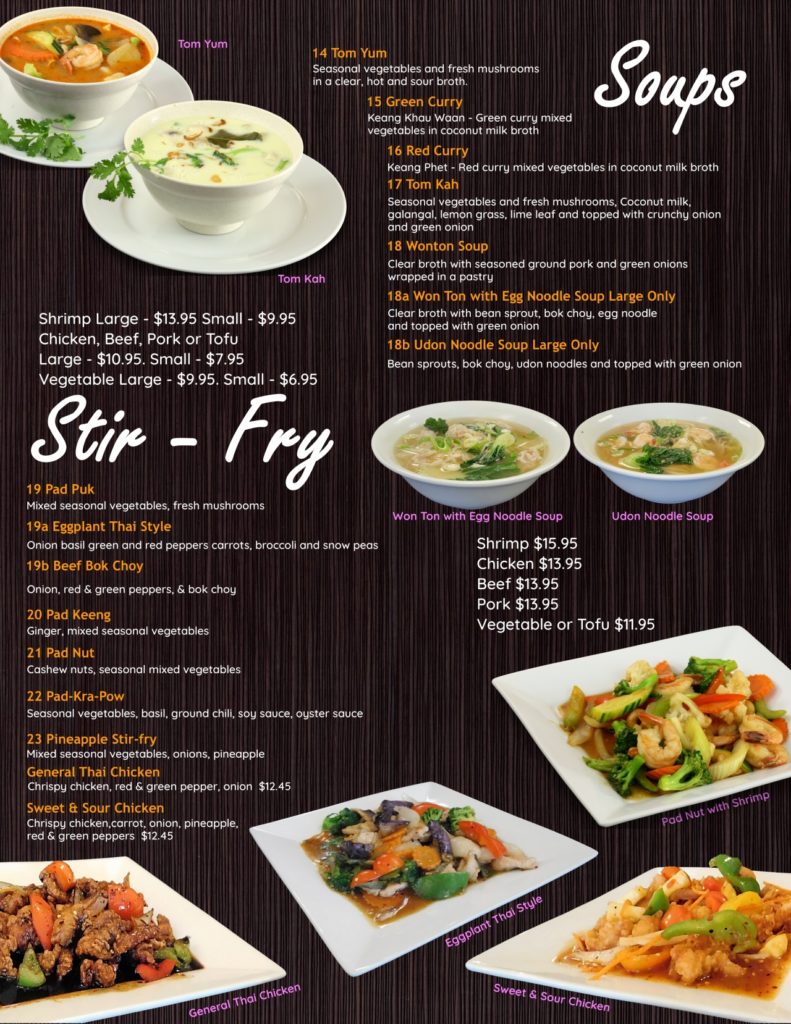 Menu – Sai Thai Kitchen